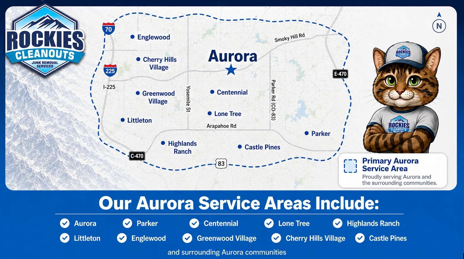 Estate Cleanouts Near Aurora, Denver, Colorado