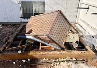 Damaged Shed Removal Services Near Denver, Aurora, Colorado