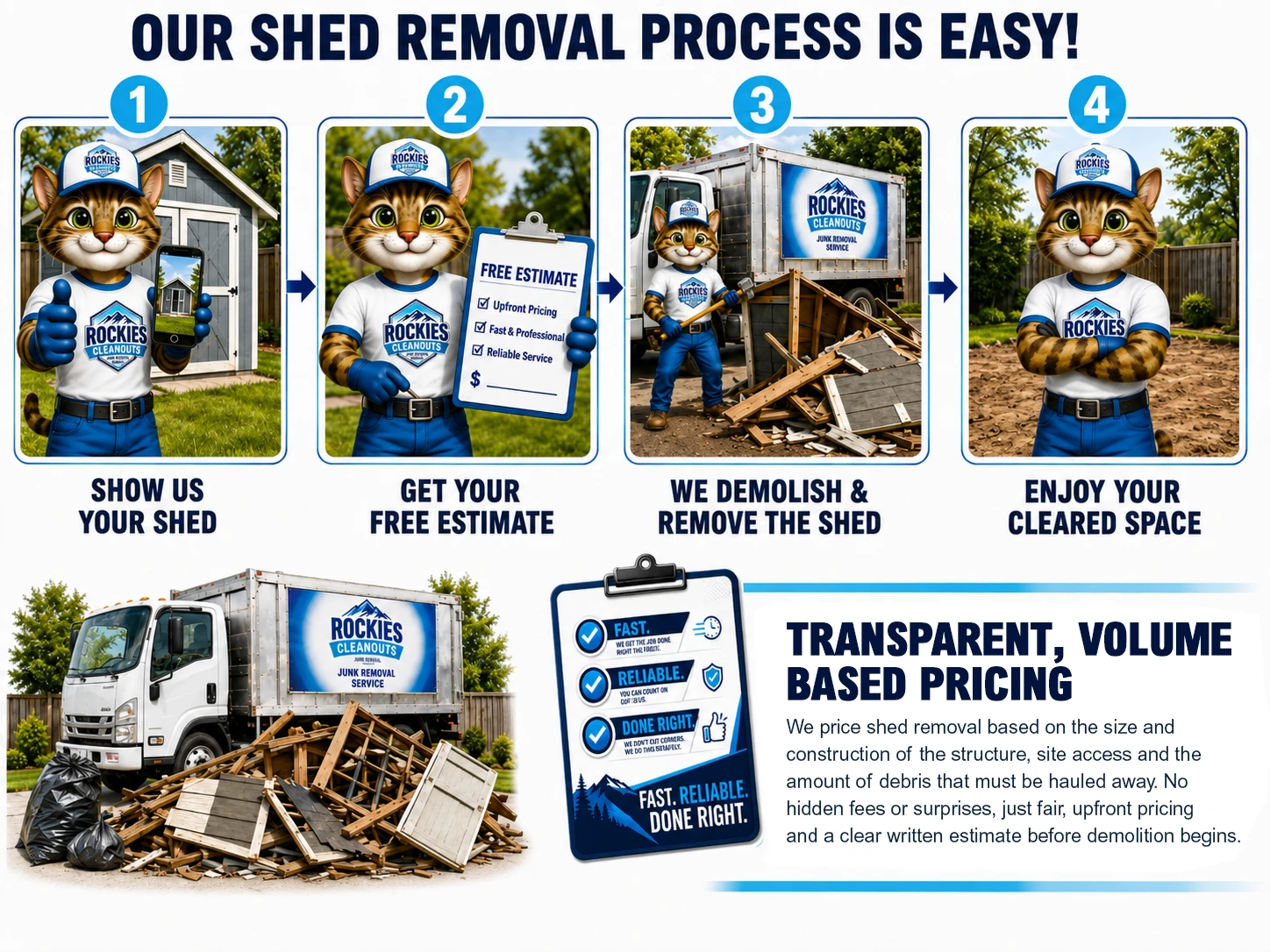 Easy Shed Removal Services Near Denver, Aurora, Colorado