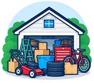 Entire garage cleanouts in Aurora, Denver, Colorado Areas