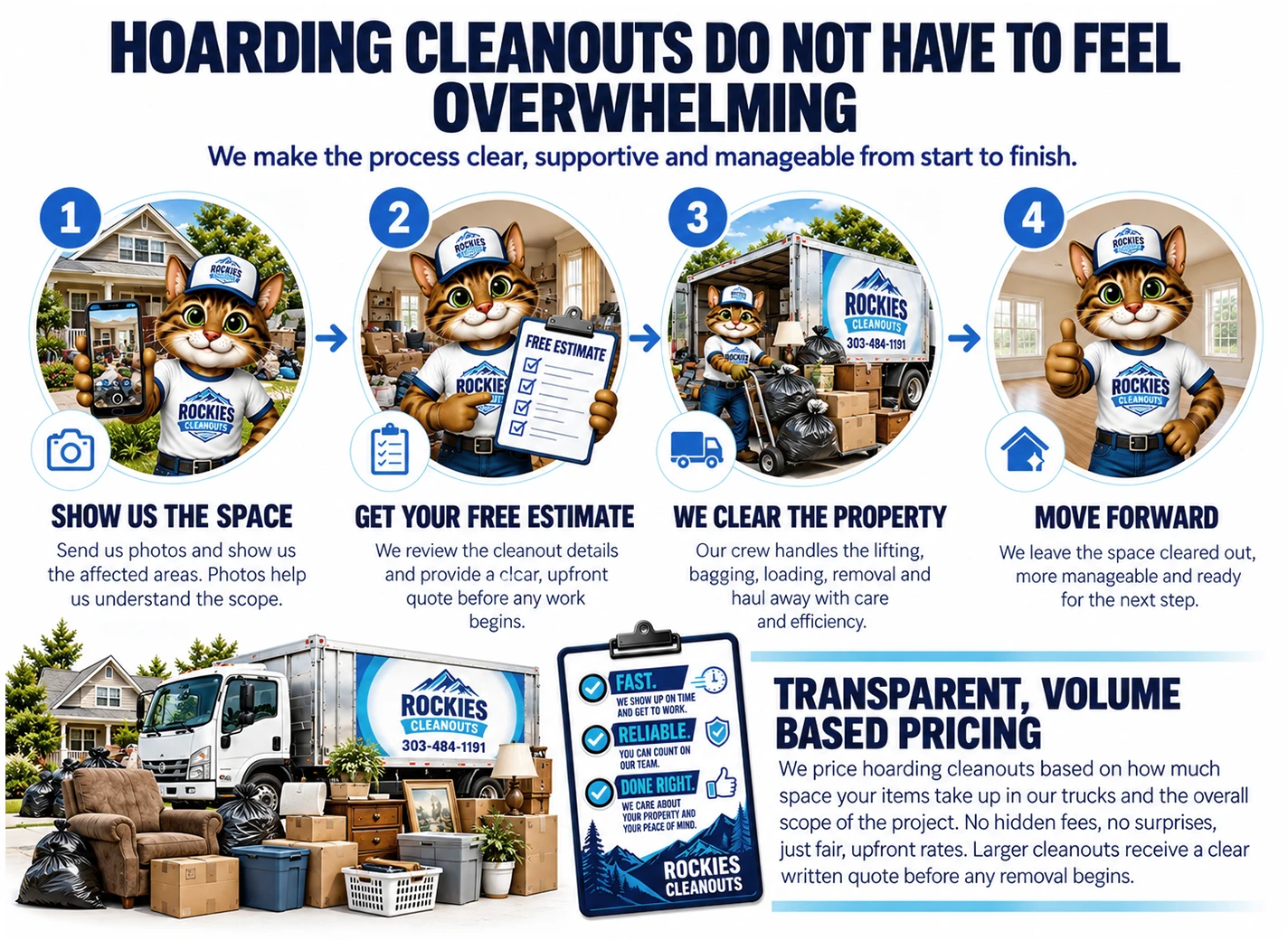 Hoarding Cleanouts in Denver, Aurora, Colorado